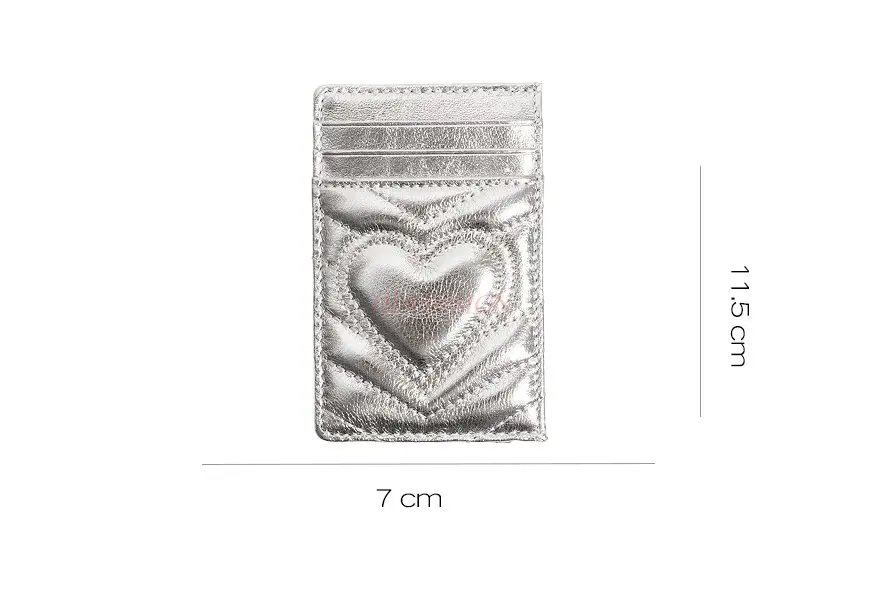 1pcs Cool Sweetheart Original Head Layer Leather Ultra Thin and Exquisite One Piece Love Card Bag Real Pickup Clip