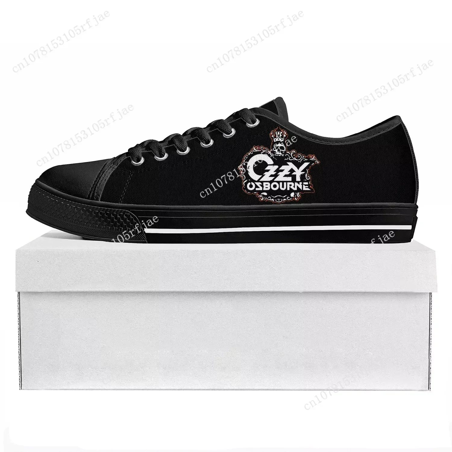 Ozzy Osbourne Metal Rock Low Top High Leve Sign Sneakers Mens Womens Teenager Shabbat Canvas Sneaker Couple Shoes Custom Shoe