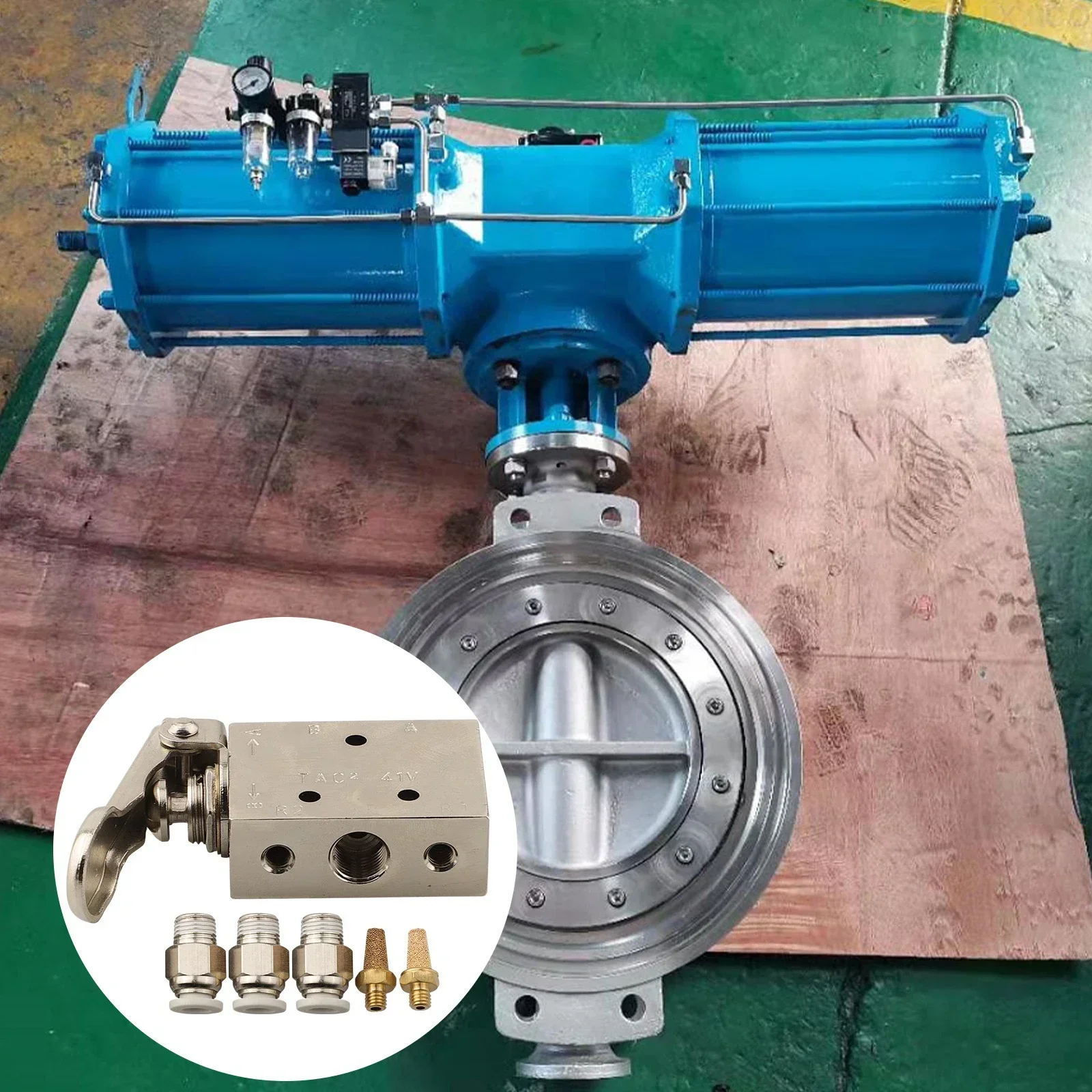 5 Way Switching Valve Switch 31.8*16*62.2mm 2 Position Mechanical Valve Air Flow Control Automatic Equipment Control