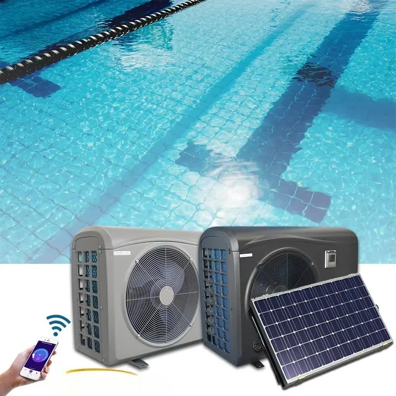 

DC inverter solar electric swimming pool heating heat pump water heater chiller pool hydrotherapy fish pond