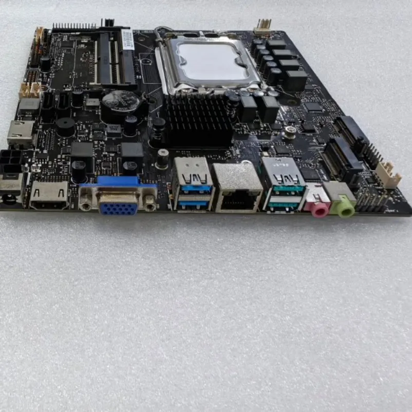 H610I H510I Mini ITX All in One Motherboard 170x170mm LGA1700 Socket Support 12th Gen CPU Mainboard