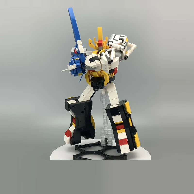 Creative Series Model MOC Building Bricks Armed Mecha Robot Modular Technology Gifts Holiday Assemble Toys Suit Display
