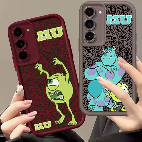 Monsters Inc Art Cool Cartoon For Samsung Note 20 S24 S23 S22 S21 S20 Ultra Plus FE A25 A23 A22 A55 A35 5G Eye Ladder Soft