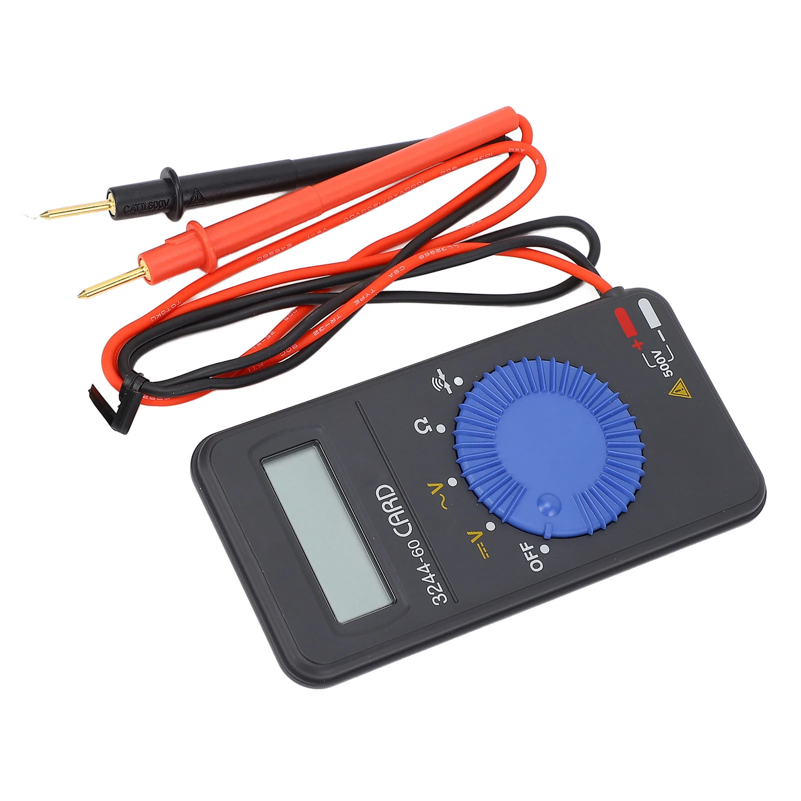 3244-60 Multimeter with 15 mm Tip Test Probes Optimized for Tight-Space Electrical Potential and Resistance Checks