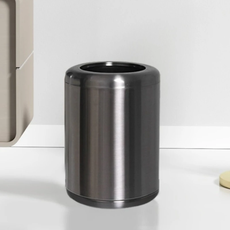 Living Room Waste Bins Kitchen Food Dispose Trash Can Modern Bathroom Garbage Can Simple Bedroom Large Capacity Litter Bin