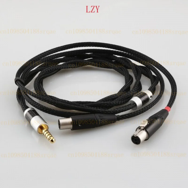 

4.4MM Balanced Silver Plated for Headphone Upgrade Cable for Audeze LCD-3 LCD3 LCD-2