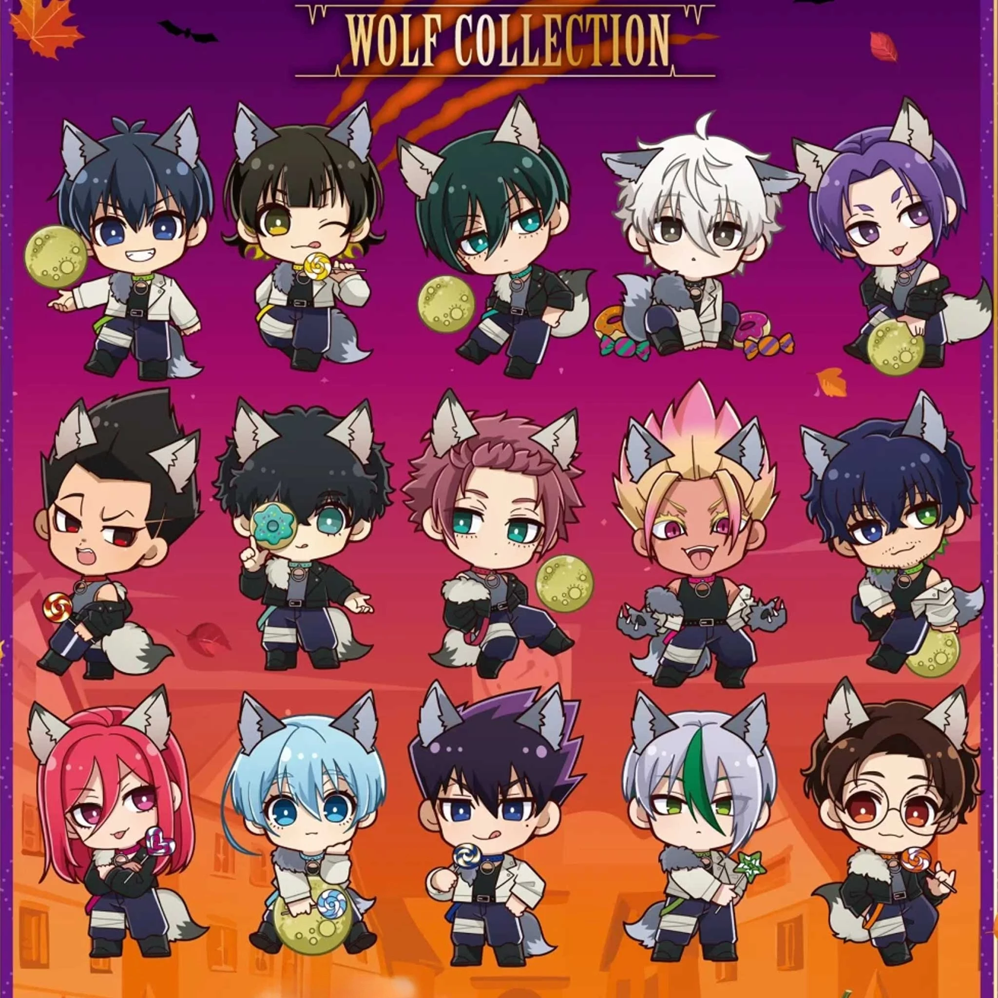 

15 стилей, синий тюрьма, коллекция волка на Хэллоуин, брелок Reo Ryusei Shido, акриловая сумка, значки, Sae, стоячая тарелка, брелок, игрушки