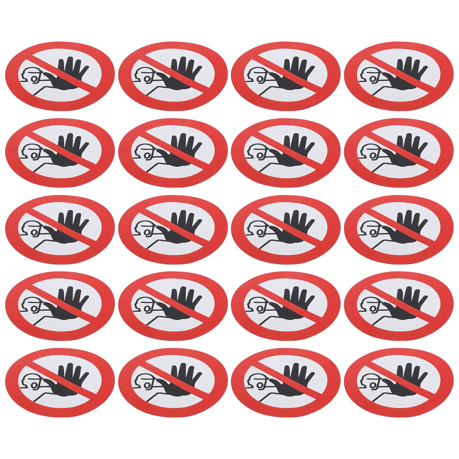 

20 Sheet Waterproof Do Not Enter Warning Sticker Self-Adhesive for Bedroom Door Construction Sites Private Areas Safety