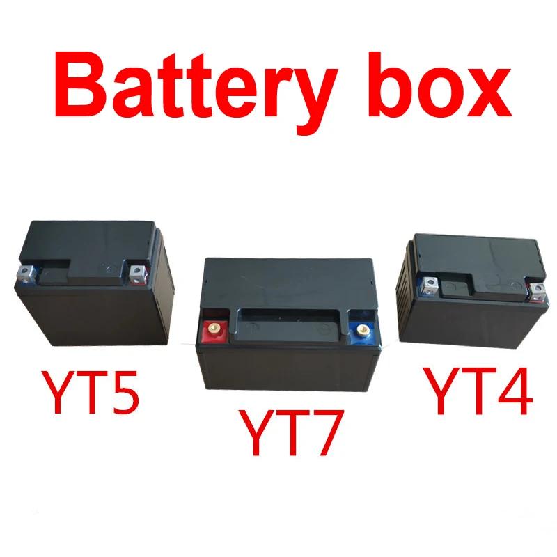 20pcs 12v 7Ah High quality ABS battery box battery case Motorcycle starter YT4 YT5 YT7 for 12V 4Ah 5ah 6ah 12V 7ah 8ah 9ah