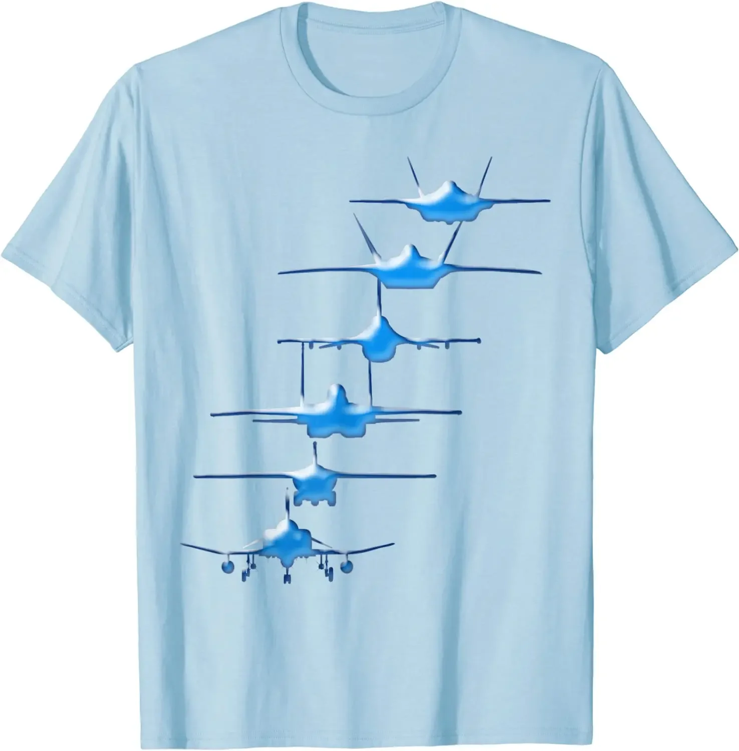 Air Force Fighter Jets F-4 F-111 F-15 F-16 F-22 F-35 T-Shirt 100% Cotton O-Neck Short Sleeve Summer Casual Mens T-shirt