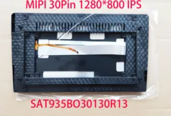 9.35 Inch IPS Display LCD Monitor 30Pin 1280*800 For Radio TOPWAY TS10 TS18 FYT7862 With 2.5D 6pin Touch 12pin Backlight Board