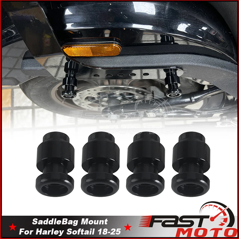 

Док-станция для мотоцикла, седельная сумка, монтажный комплект на спинку для Harley Softail Low Rider EI Diablo ST Sport Glide 18-25