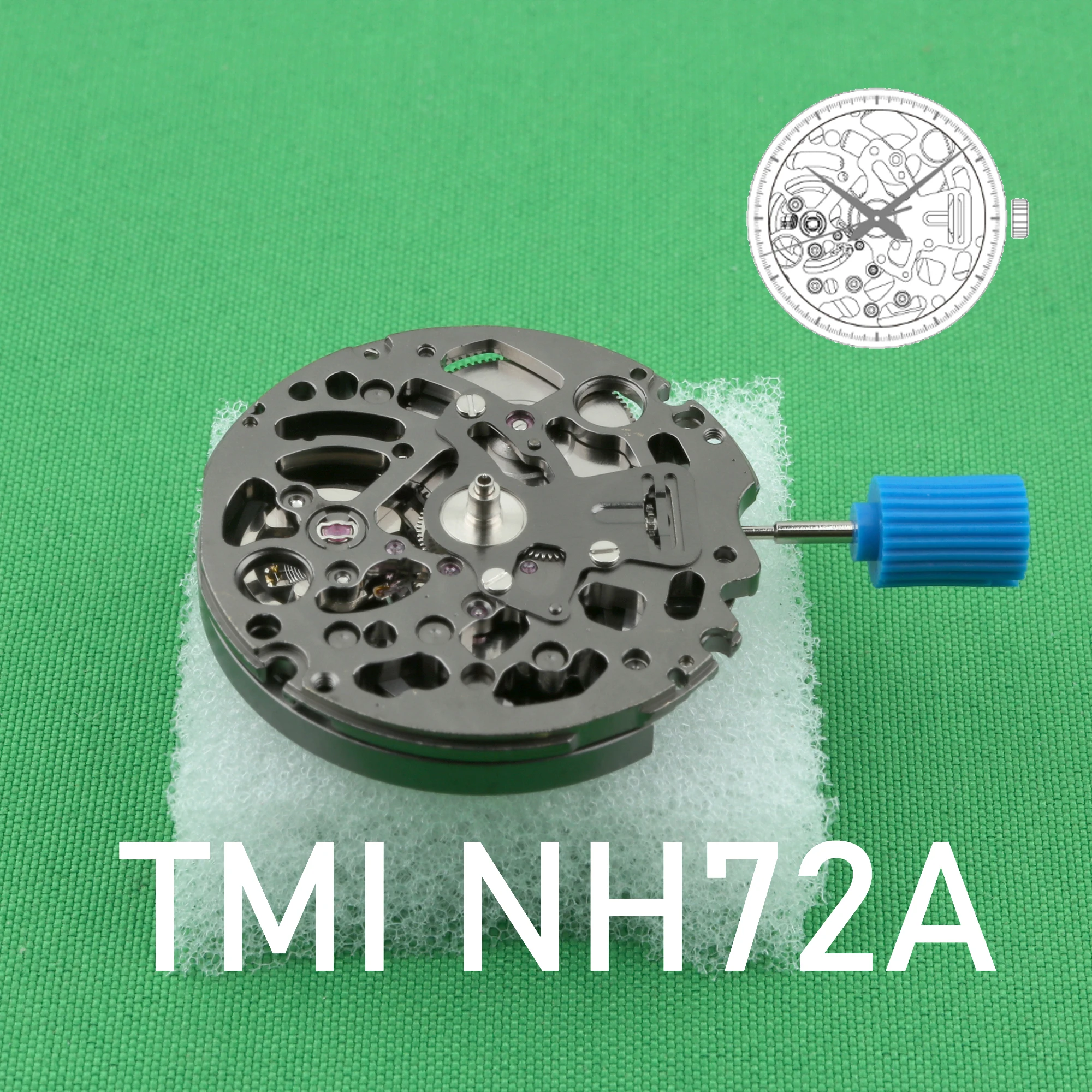 Japan Genuine NH72 Automatic Mechanical Movement NH72A movement TMI movement  Seiko Mods Automatic Mechanical Replacement NH72A