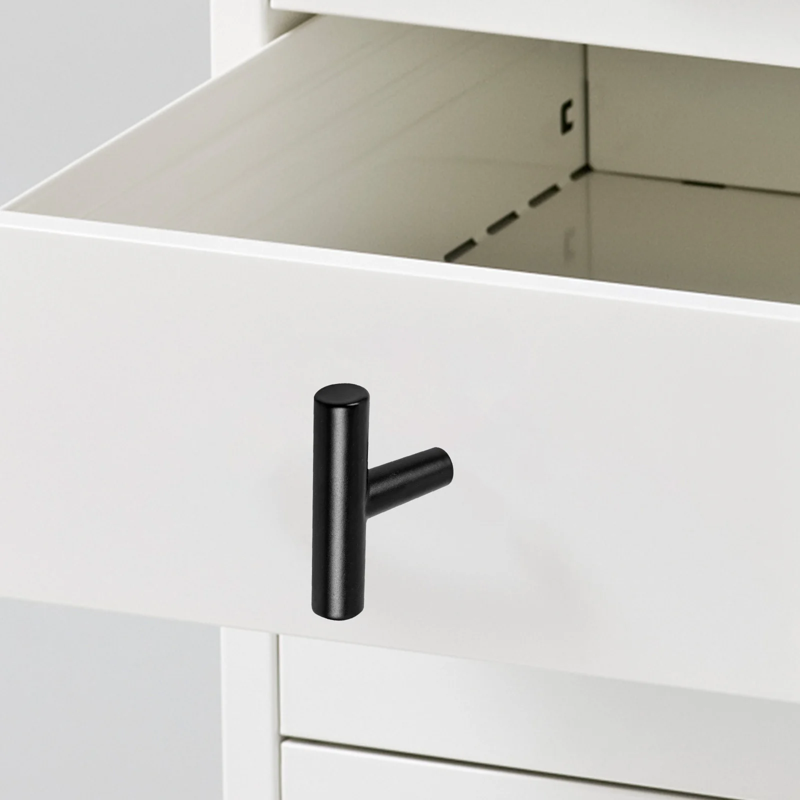 

6Pcs Aluminum Alloy Barn Door Handles Black Matte Cabinet Pulls Drawer Pull Handles for Wardrobe Dresser Cabinet Hardware