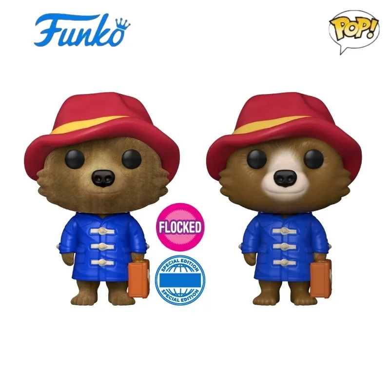 

Funko Pop Paddington, экшн-фигурка аниме, статуя, куклы, декор, украшения, модель, глобальная ограниченная коллекция, сувениры, детские подарочные игрушки