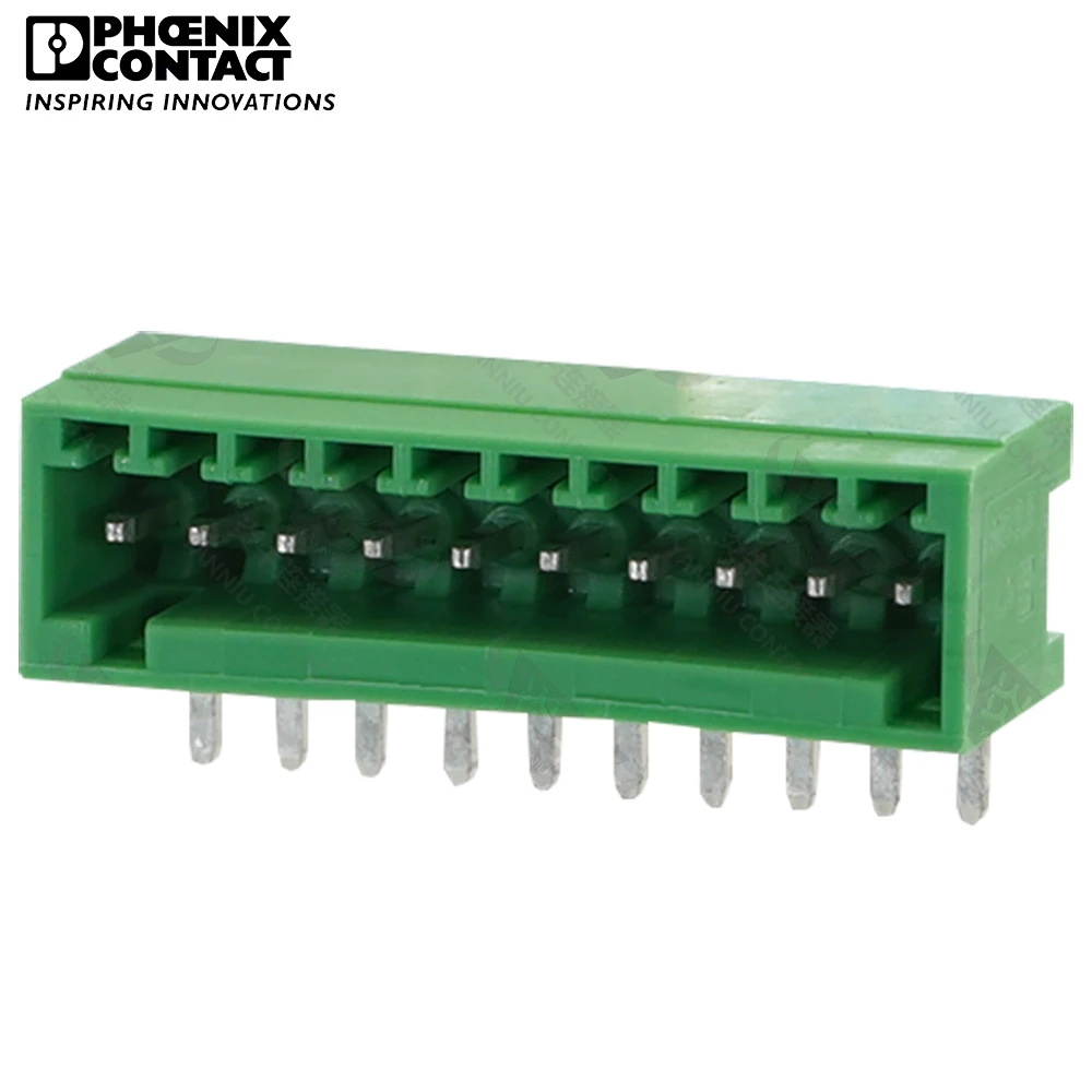 

2.5mm Original Genuine Phoenix Contact Connector PCB Header Pluggable PLUG-IN Terminal Block 10 Pin MC 0.5 G 2.5 1881529 4A 160V