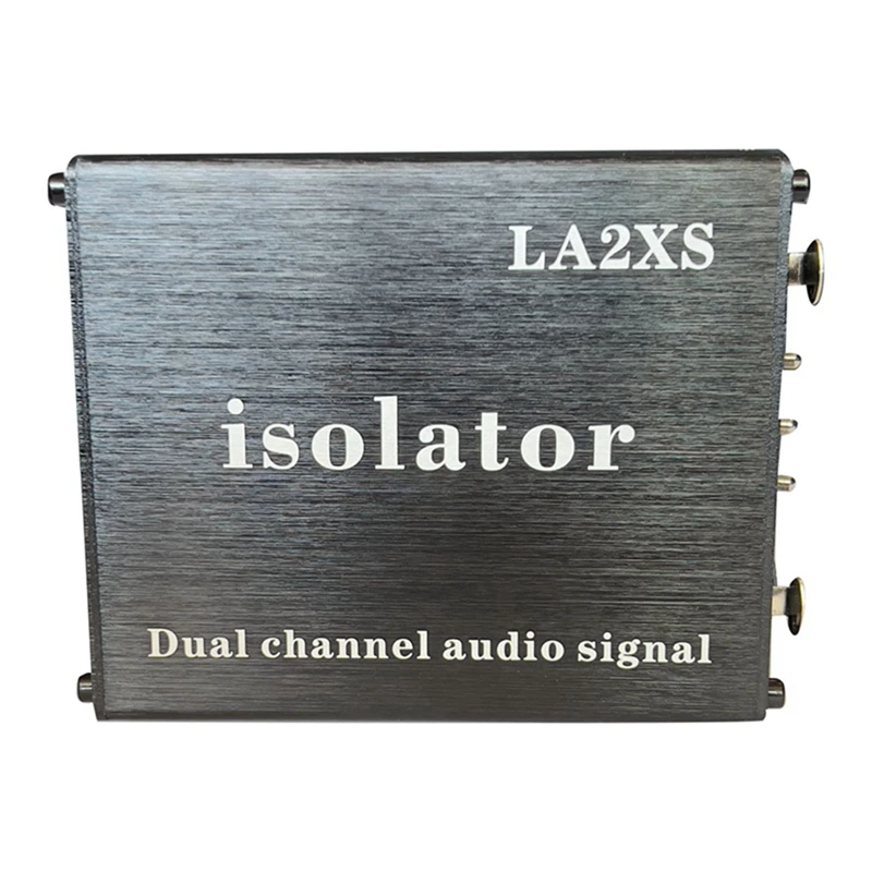 1Pcs Audio Isolator Audio Signal Isolator Eliminates Current Noise Dual-Channel 6.5 XLR Mixer Audio Isolator LA2XS