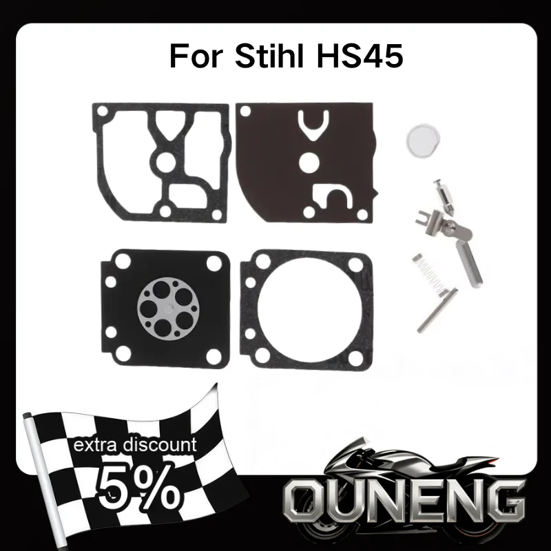 

RB-100 Carburetor Repair Kit Parts Membrane Joint For Zama Stihl HS45 FS55 FS38 BG45 MM55 Chainsaw Trimmer Leme Zama C1Q Carb