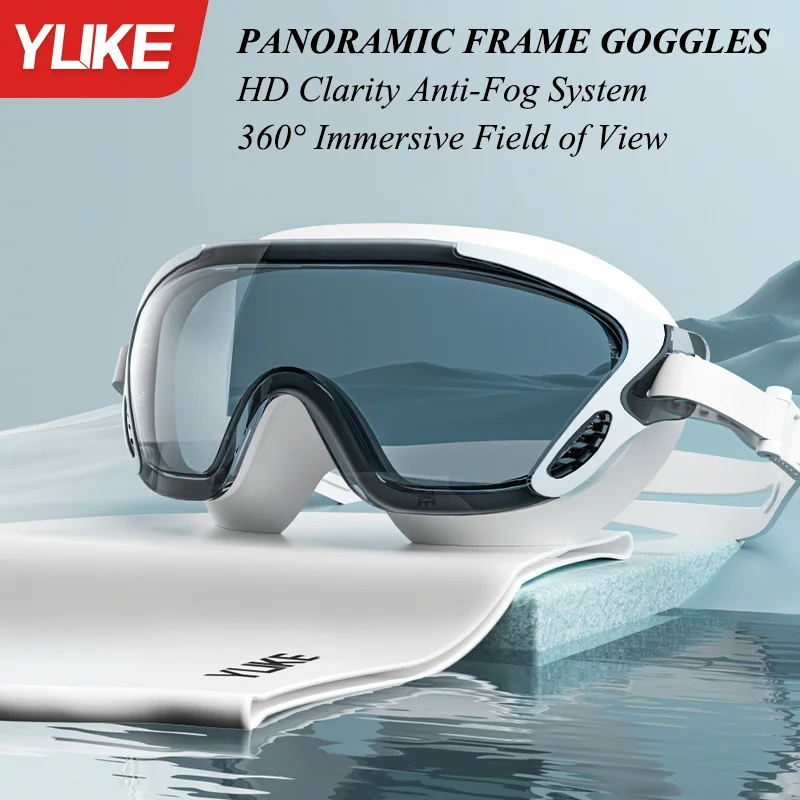 

Unisex High-Definition Swimming Goggles Large Frame Waterproof Anti-Fog Diving Specialized Swim Goggles for Men And Women