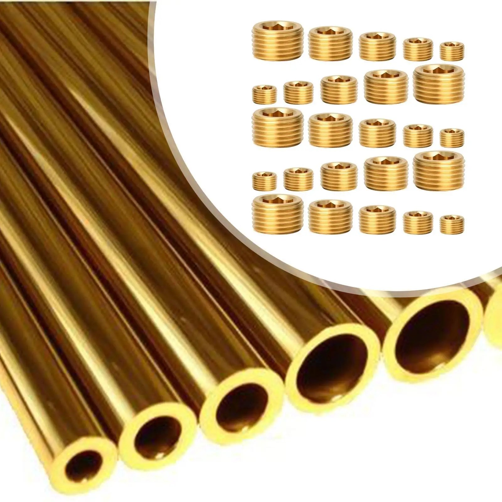 

Комплект из 25 латунных заглушек NPT, простой в установке внутренний шестиугольный масляный бак с гнездом