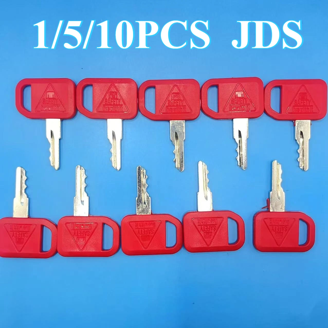 

1/5/10 шт. обновленные ключи зажигания, замена экскаватора, ключи для тяжелого строительного оборудования, пластик и металл для AT195302 AR51481