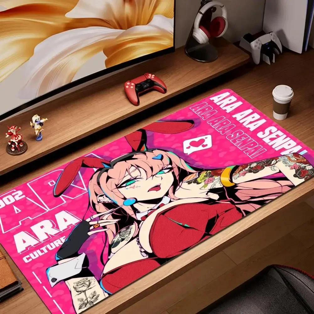 Anime Girl New Mousepad Kawaii Home Office Laptop Keyboard Pad Large Cute Gamer Computer Anti-Slip Desk Mats Gaming Accessories