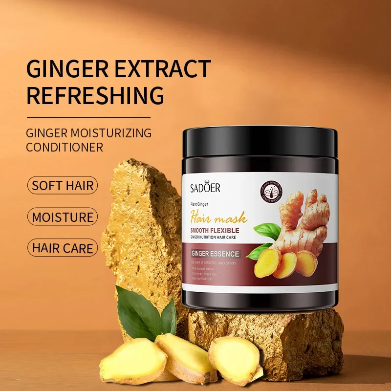 Ginger Extract Nourishing Hair Film Moisturizing Smooth Conditioner Repair Dryness Bifurcation Ginger Series Hair Care Supplies