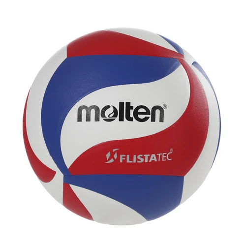Imagen 2 del producto Voleibol de competición profesional Molten, fila dura, resistente al desgaste, adiestramiento en interiores y exteriores, talla 5 PU, NCAA 5000