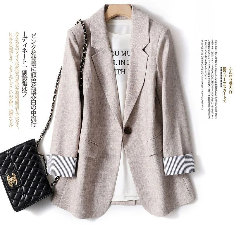 Dames Lange Mouw Lente Casual Blazer 2026 Nieuwe Mode Business Plaid Suits Vrouwen Werk Kantoor Blazer Vrouwen Jassen Vrouw Jas