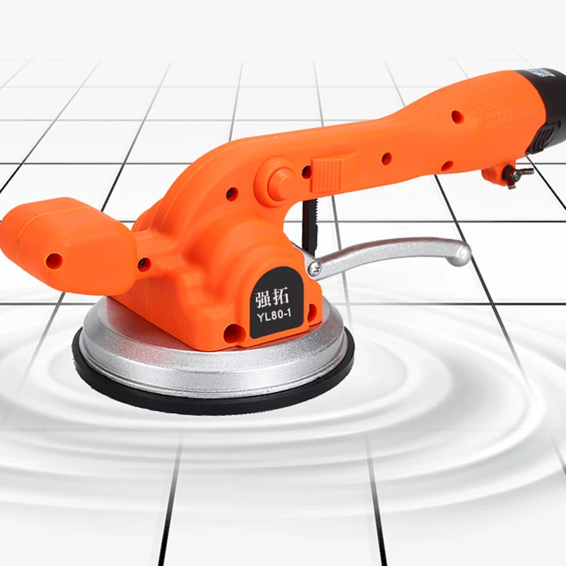 Rechargeable Tile Tiling Machine Electric Wall Floor Tiles Laying Vibrating Tool Enlarged Suction Cup Home Tile Paving Device