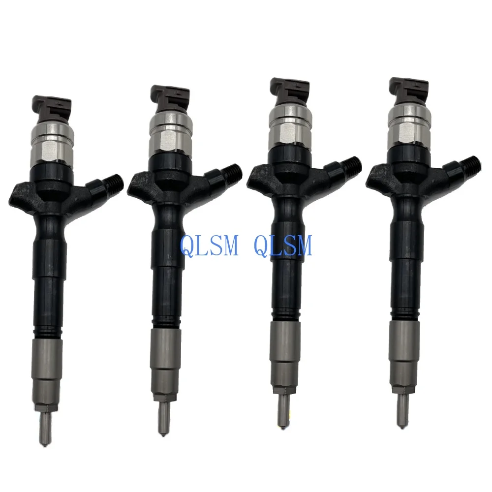 4Pcs 23670-09350 Diesel Injector For Toyota Hilux 2.5L 2KD-FTV Engine 23670-0L050 095000-8290 0950008290 Fuel Spray Nozzle Set