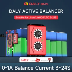 HIBMS Smart Active Balancer bms Lifepo4 Active Equalizer 4S Balance Board Bluetooth 1A Current