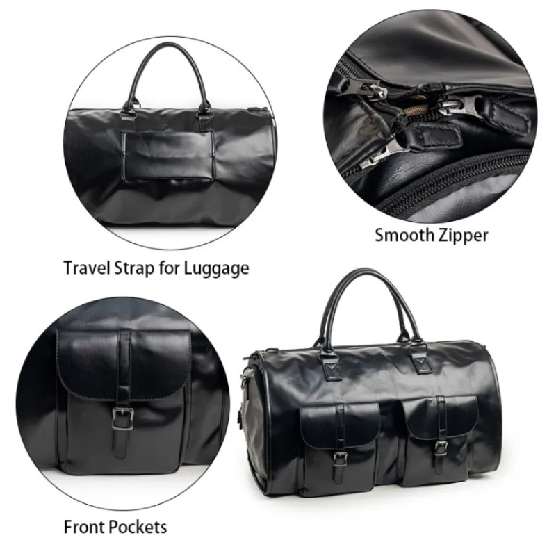 Convertible Hand-held Foldable Travel Bag for Men and Women, Outdoor Fitness Bag, Multifunctional Overnight Luggage Bag