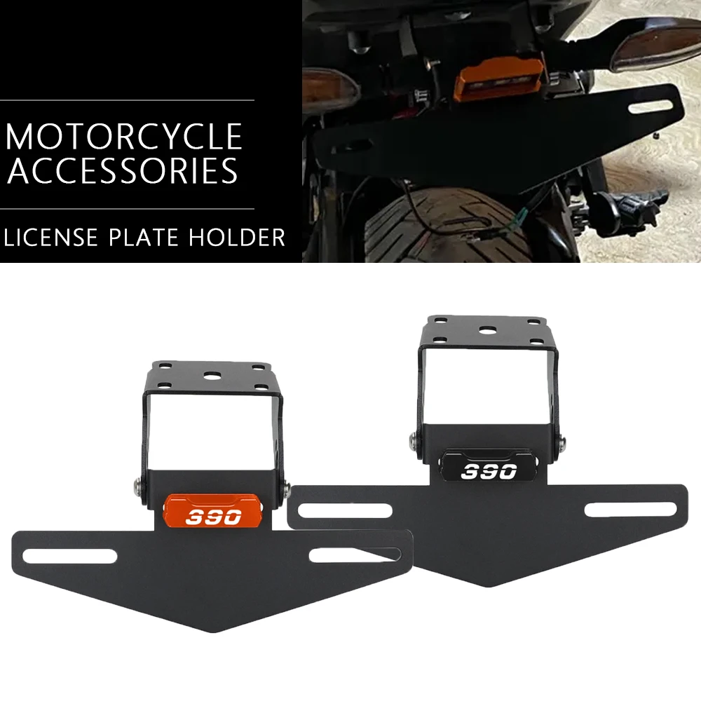 

License Plate Holder Bracket Rear Tail Tidy Fender Eliminator Kit For DUKE 125 250 390 200 Duke390 DUKE125 2017-2021 2022 2023