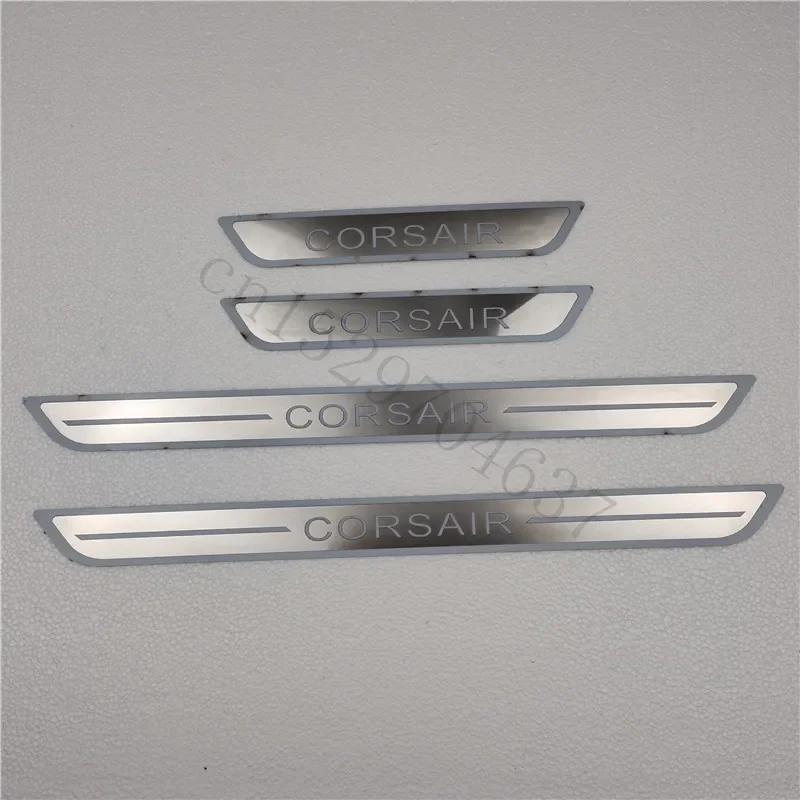 For Lincoln CORSAIR 2019-2020 stainless steel car threshold guard plate Welcome pedal Anti-scratch protection car accessories