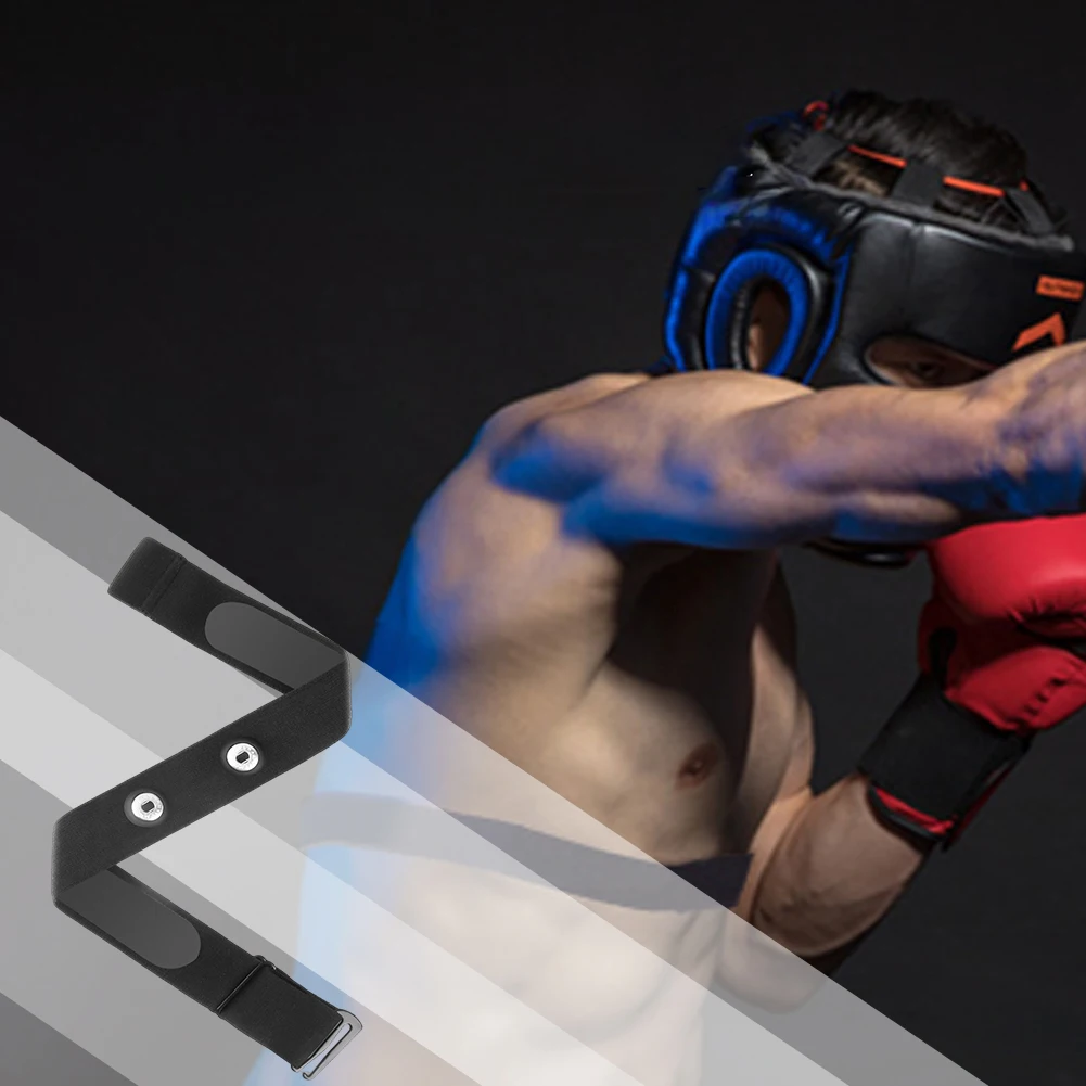 حزام مستشعر بديل لمراقبة معدل ضربات القلب، حزام صدر ناعم للياقة البدنية متوافق مع Polar Garmin Magene #1