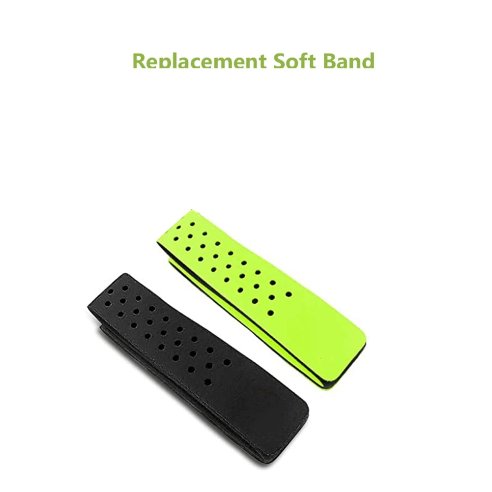 Регулируемый и дышащий сменный нарукавник, 2 шт., мягкий ремешок для монитора сердечного ритма-Wahoo (черный)