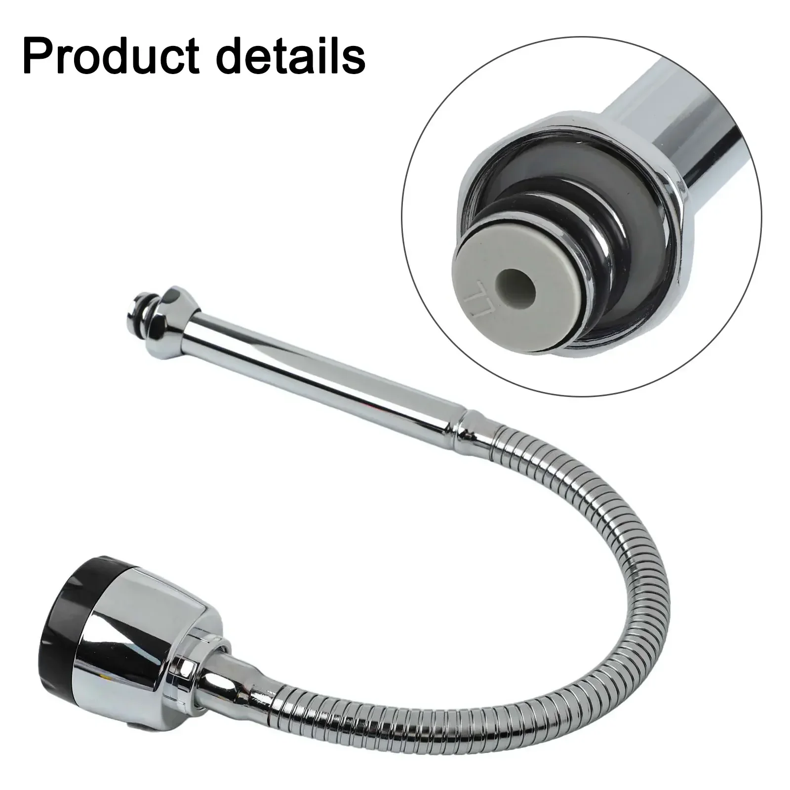 Adjustable Water Flow Faucet Single Handle Faucet Stainless Steel Faucet Environmental Friendly Functional Sprayer