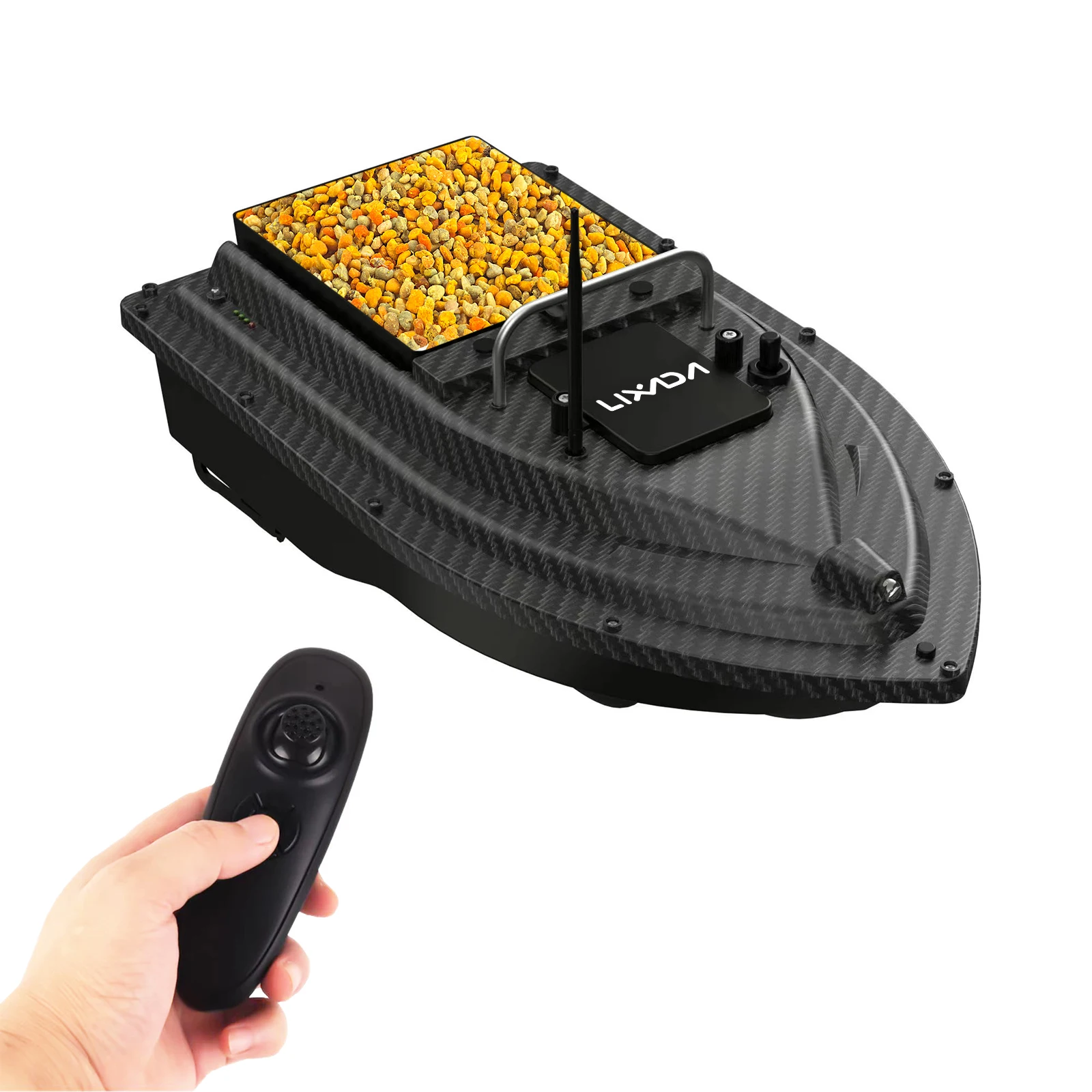 Wireless Remote Control Fishing Bait Boat Fishing Feeder 430-540 yards Remote Range Fish Finder Device