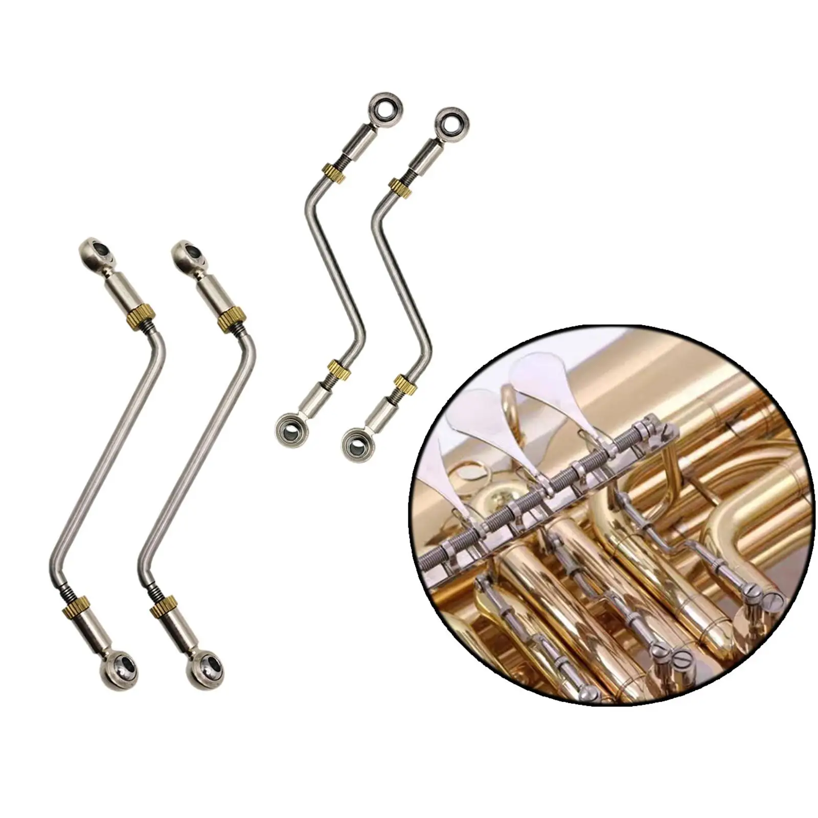 Brass Instrument Connecting Rod Universal Joint Ball Assembly Sturdy Easy Installation Professional Maintenance Repair Parts