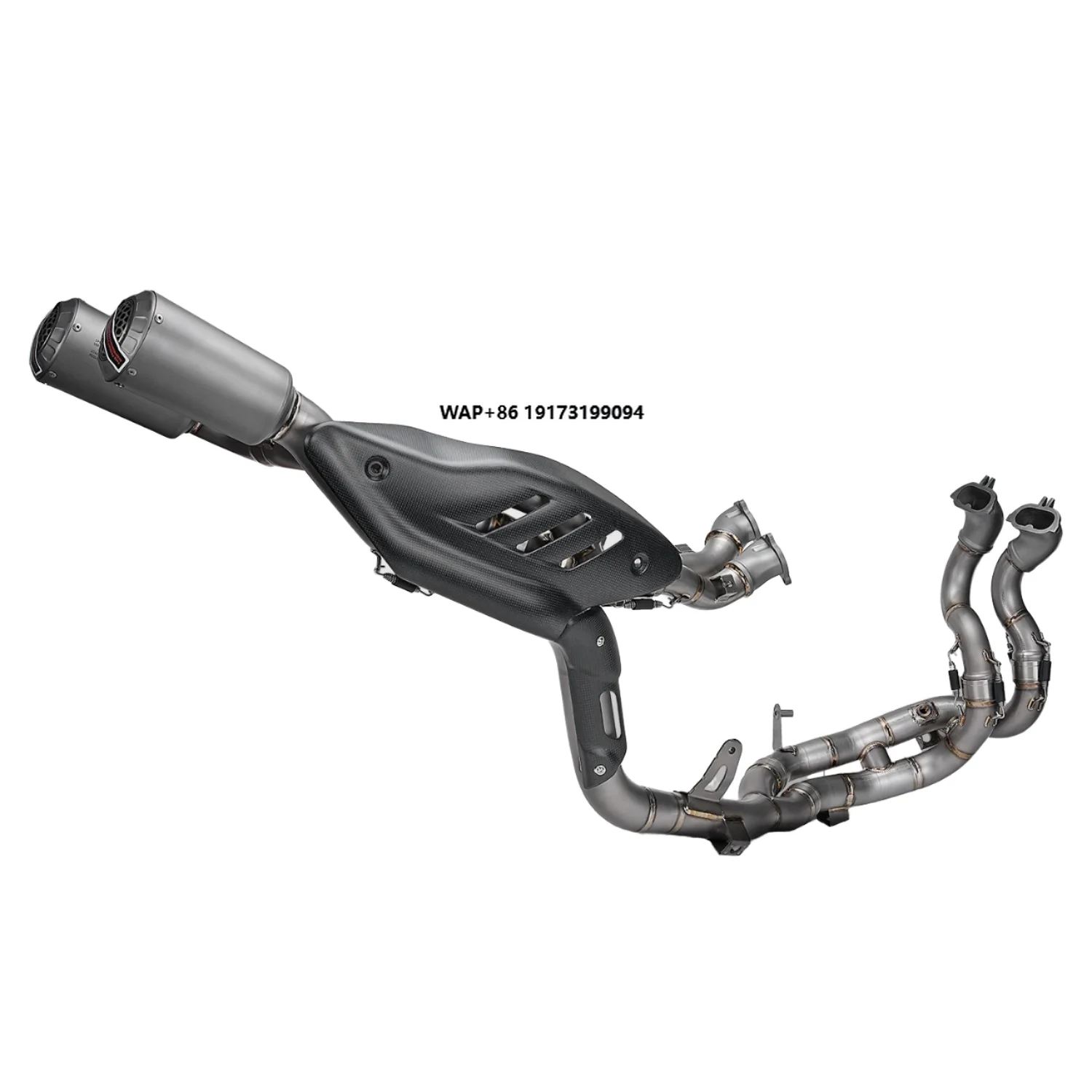 For 2025 V4S panigale Titanium Alloy AK Exhaust full System