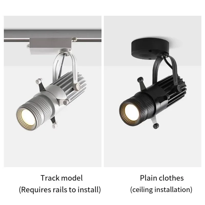 Luz de techo Apertura ajustable Modo variable Foco COB 7w9w12w15w Iluminación LED para escenario, bares, restaurantes, tiendas AC90V-265V