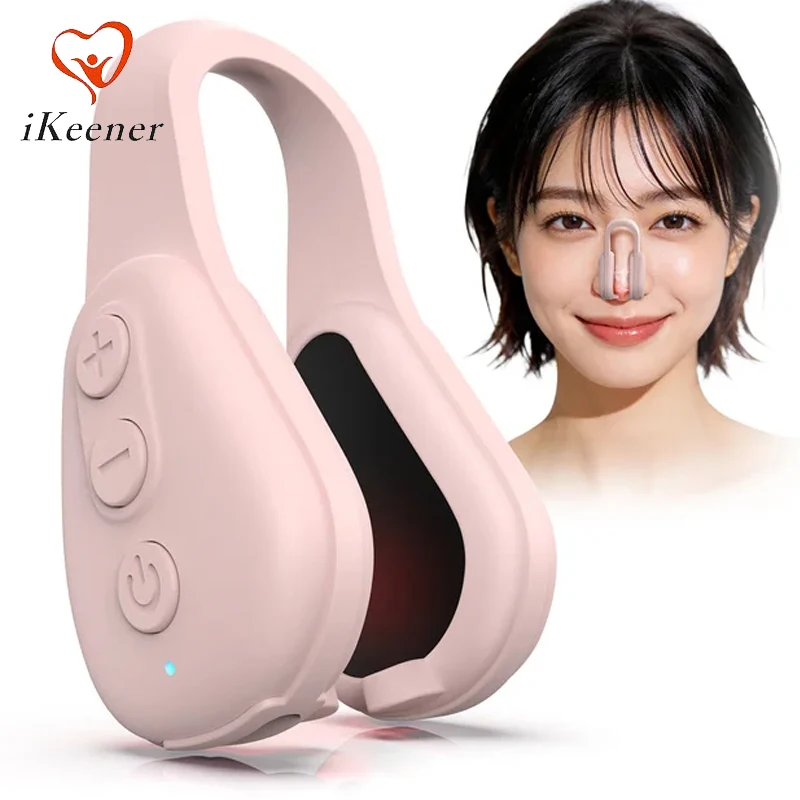 Electric Beauty Nose Clip Silicone Nose Shaper Machine EMS Technology Lifter Clip Nose Shaper Women Daily Usage Beauty Tool