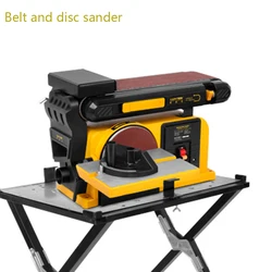 550W Abrasive Belt Sanding Machine Woodworking High-Power Electric 220V Sandpaper Polishing Machine