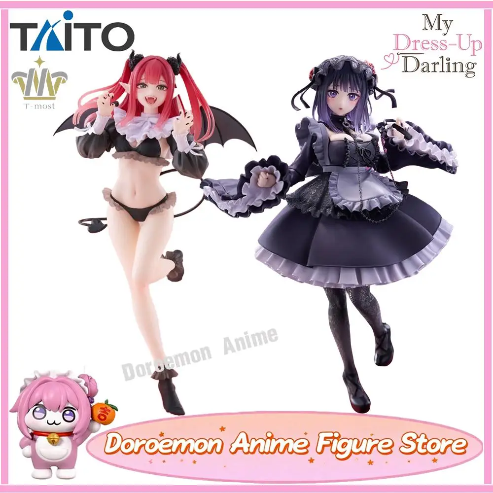 

In Stock Original Taito T-Most My Dress-Up Darling Kitagawa Marin Liz Shizuku Kuroe Ver. 29Cm Anime Kawaii Girls Figures Gifts