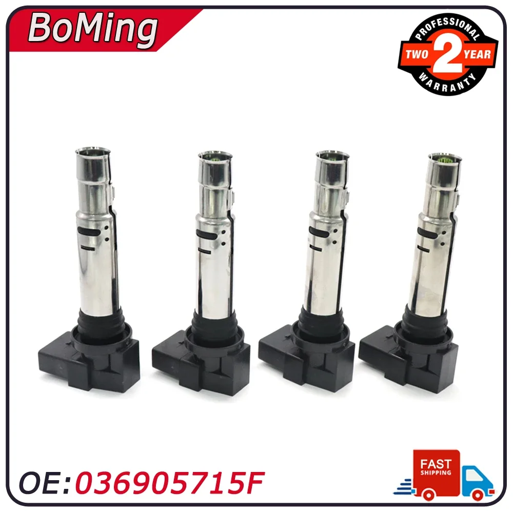 Car Ignition Coil 036905715F For Volkswagen BEETLE CADDY CC EOS GOLF LUPO TOURAN PLUS BORA POLO SCIROCCO 036905715A