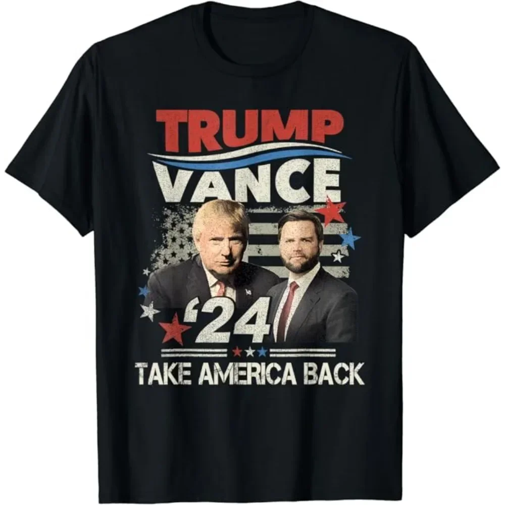 Trump Vance 2024 Donald Trump J.D. Vance Take America Back T-Shirt