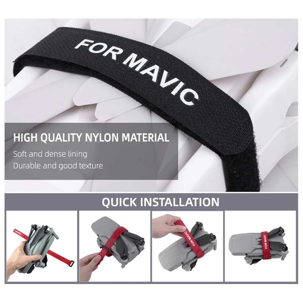 For  DJI Mini 3 Pro peller Stabilizer Fixing Tape Straps Drone Blade Holder Protective for Mavic 3/Mini 2/SE/Air 3 Accessorie