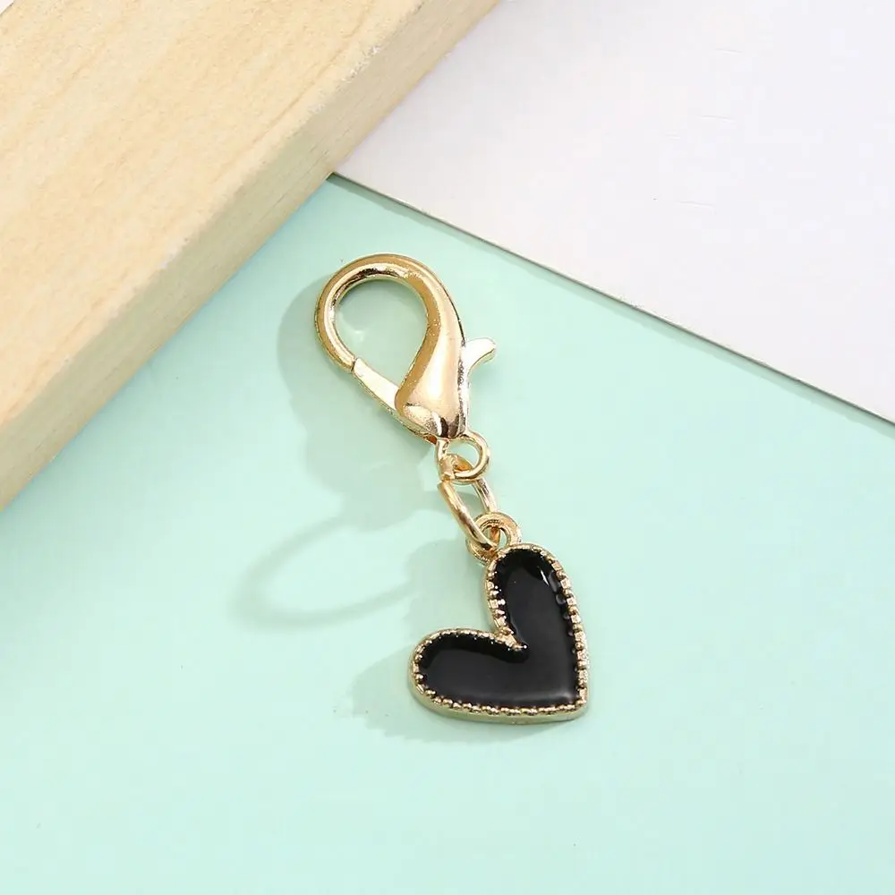 20pcs Creative Mini Love Pendants Elegant Colorful Shoe Accessories Pendant Heart Waterproof Beaded Bag Pendant Car Key