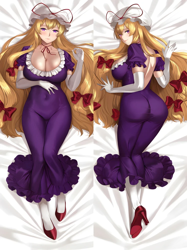 DIY Personalized Anime Yakumo Yukari Dakimakura Pillowcase Double-sided Print Hugging Full Body Pillow Cover Case